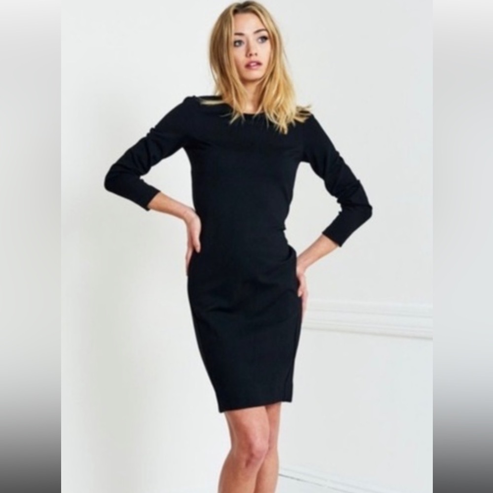 Brass clothing thick ponte fabric pencil dress XS
